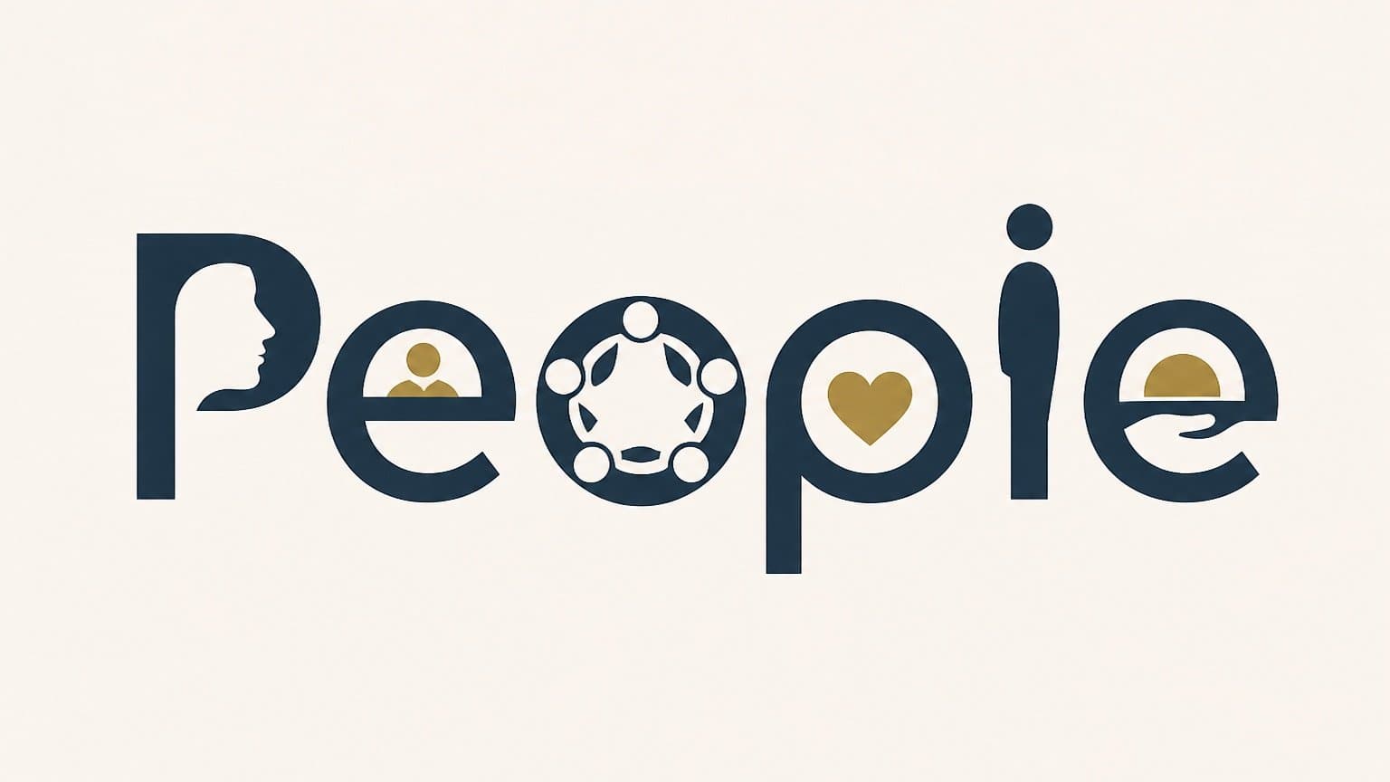 Minimalist self-explanatory word design with symbols