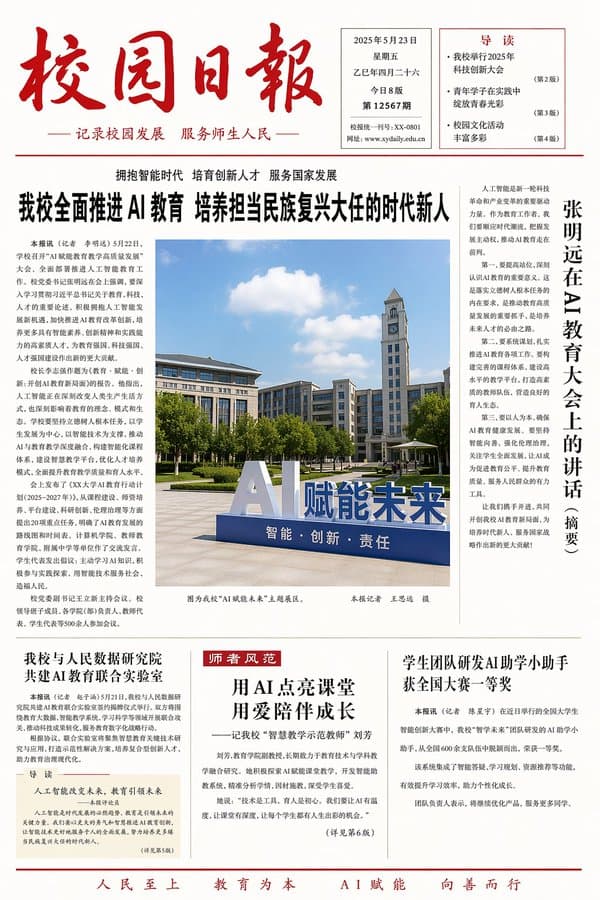 Focusing on AI: Campus Daily