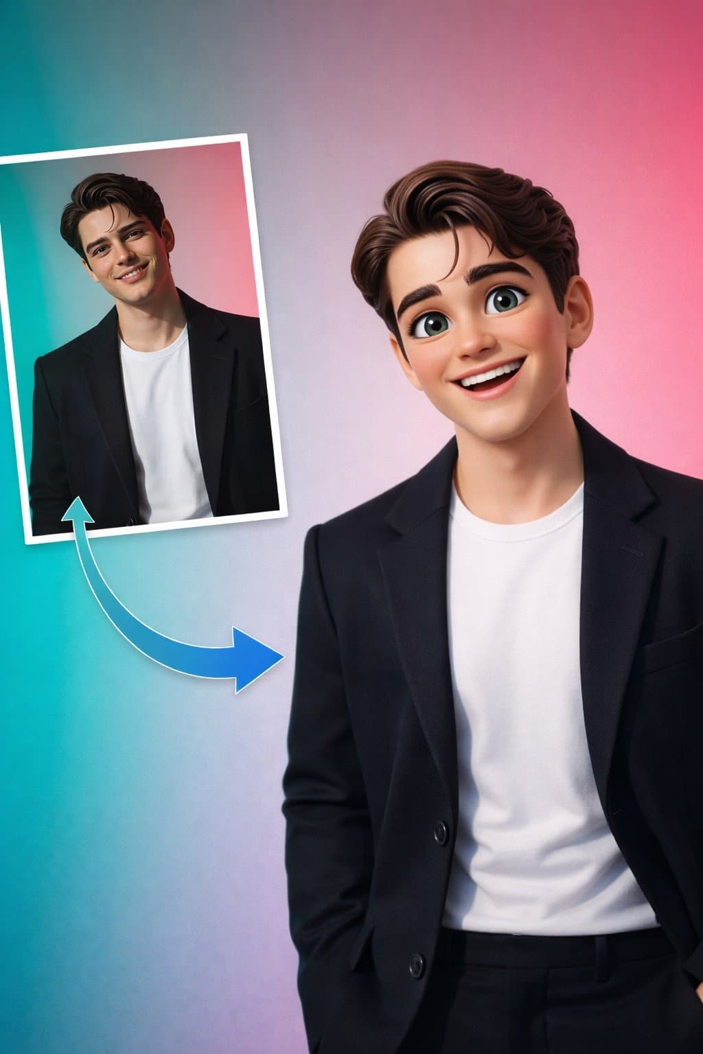 Pixar-style Sunny Boy