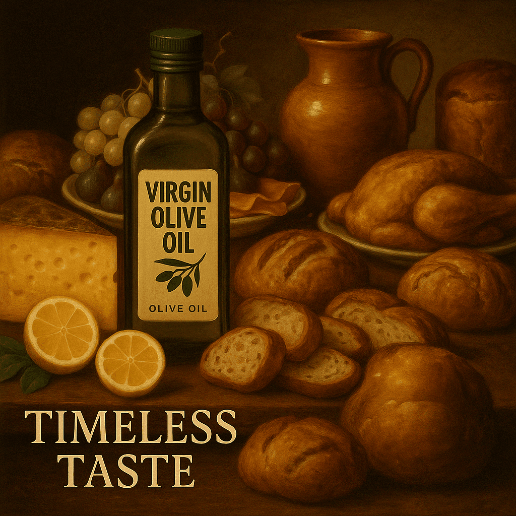 Timeless Olive Oil Still Life Integration