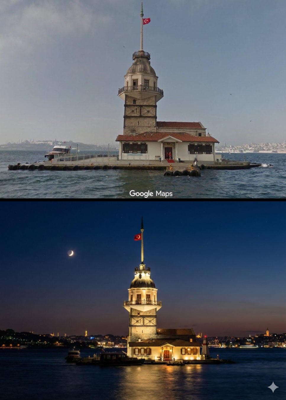 Day to Night Photo Transformation Style